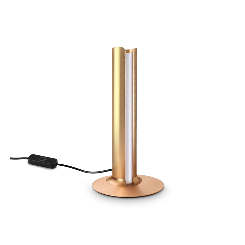 Lampada da tavolo led moderna a forma di cilindro