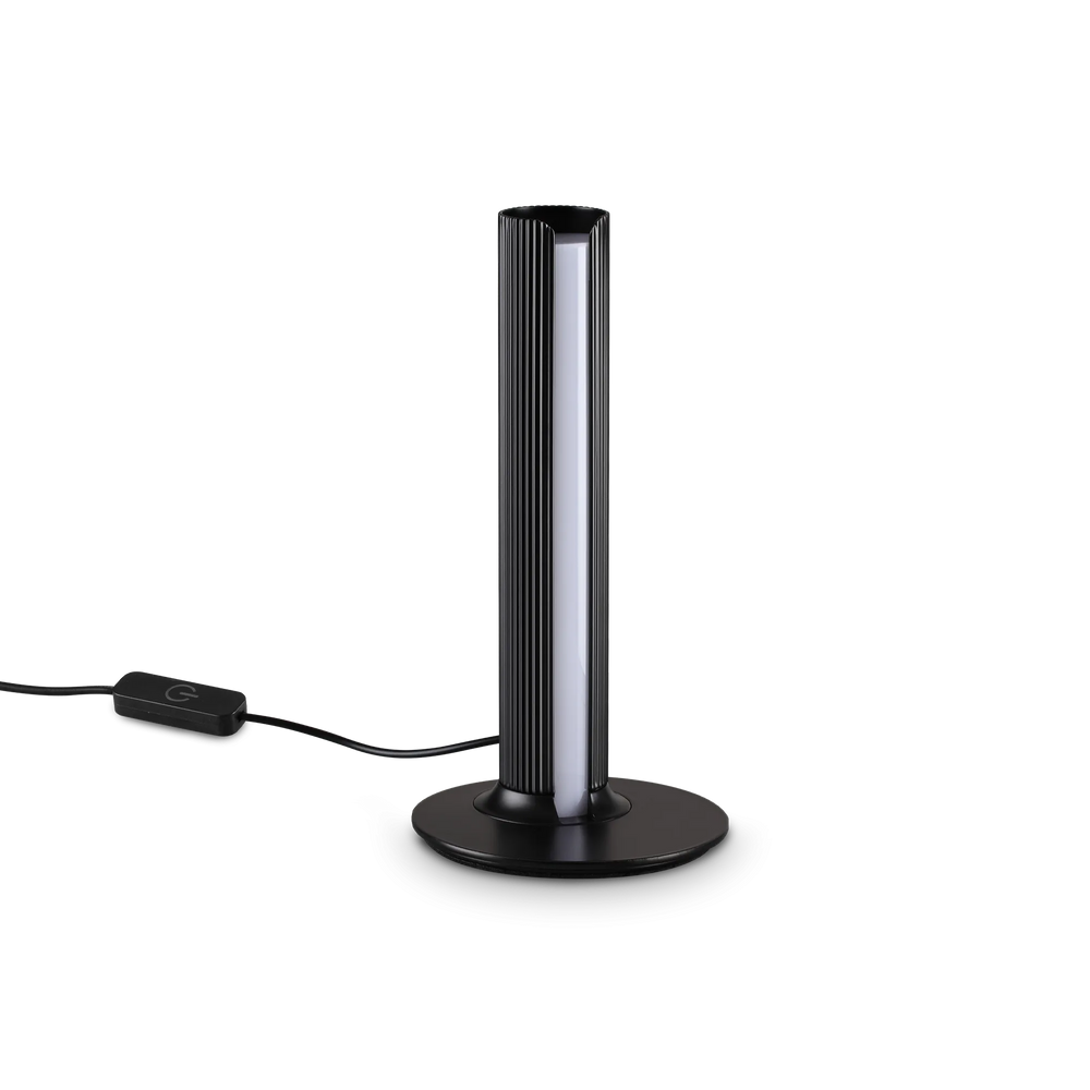 Lampada da tavolo led moderna a forma di cilindro