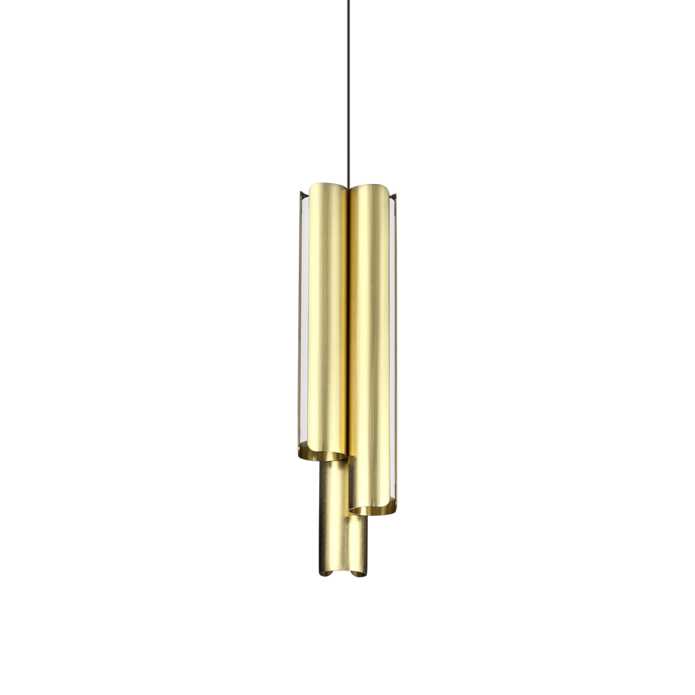 Sospensione 3 luci a cilindro led moderna