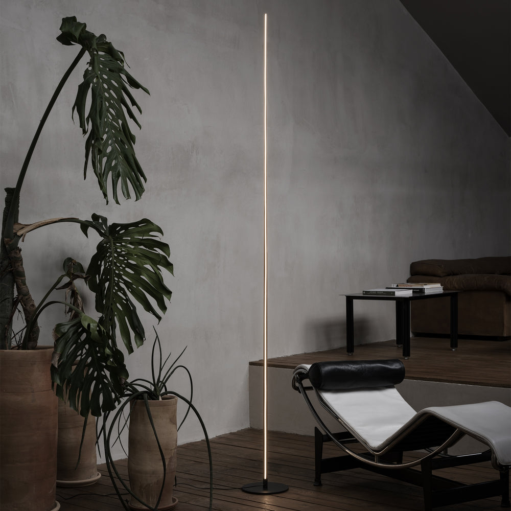 Piantana moderna ottone led 3000k