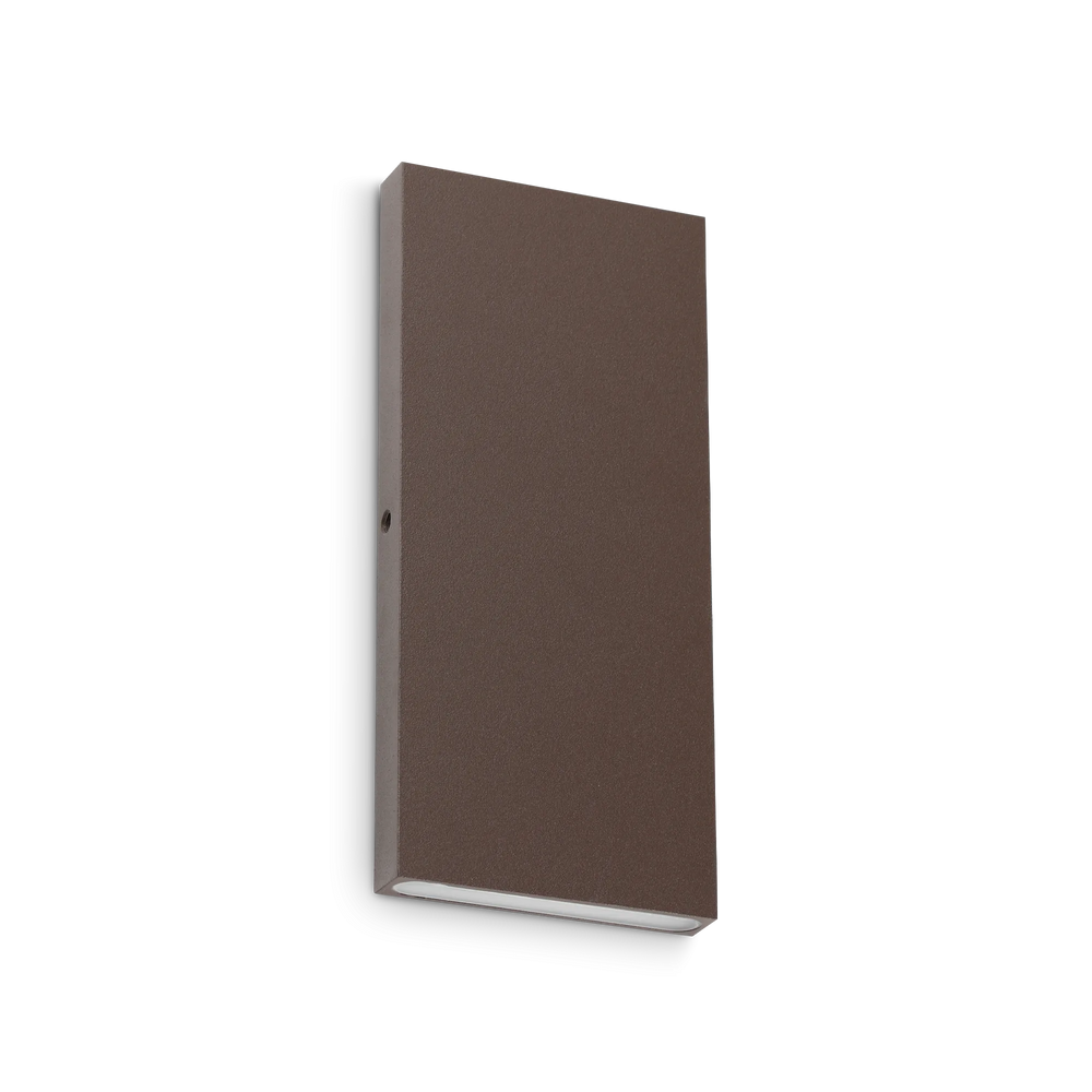 Applique per esterno da parete alluminio colore caffè moderna