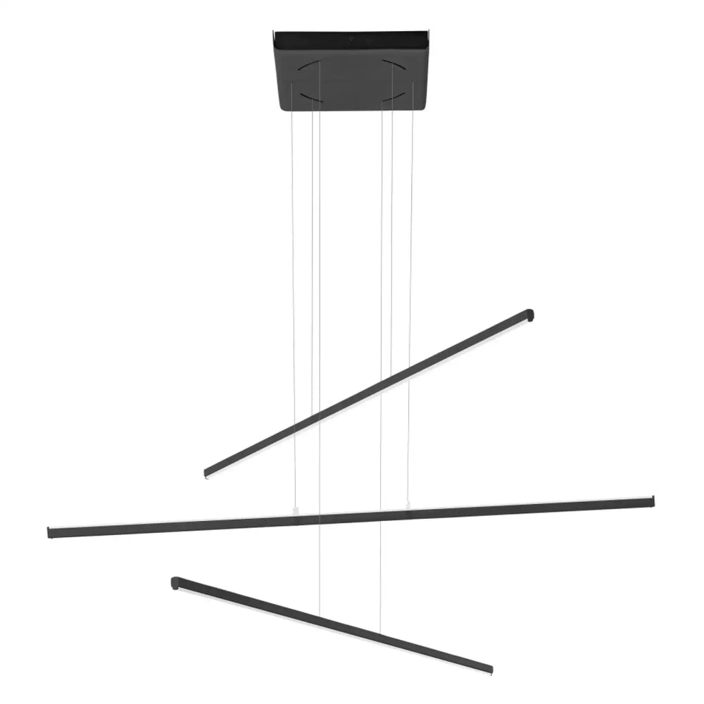 Linea light Straight Sospensione da cucina moderna 3 luci led 2700k