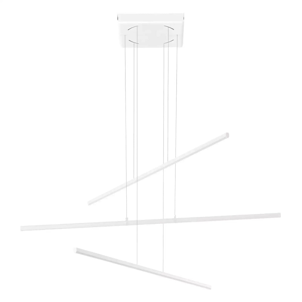 Linea light Straight Sospensione da cucina moderna 3 luci led 2700k