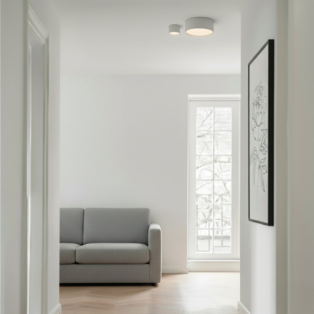 Plafoniera da soffitto piccola rotonda moderna minimalista
