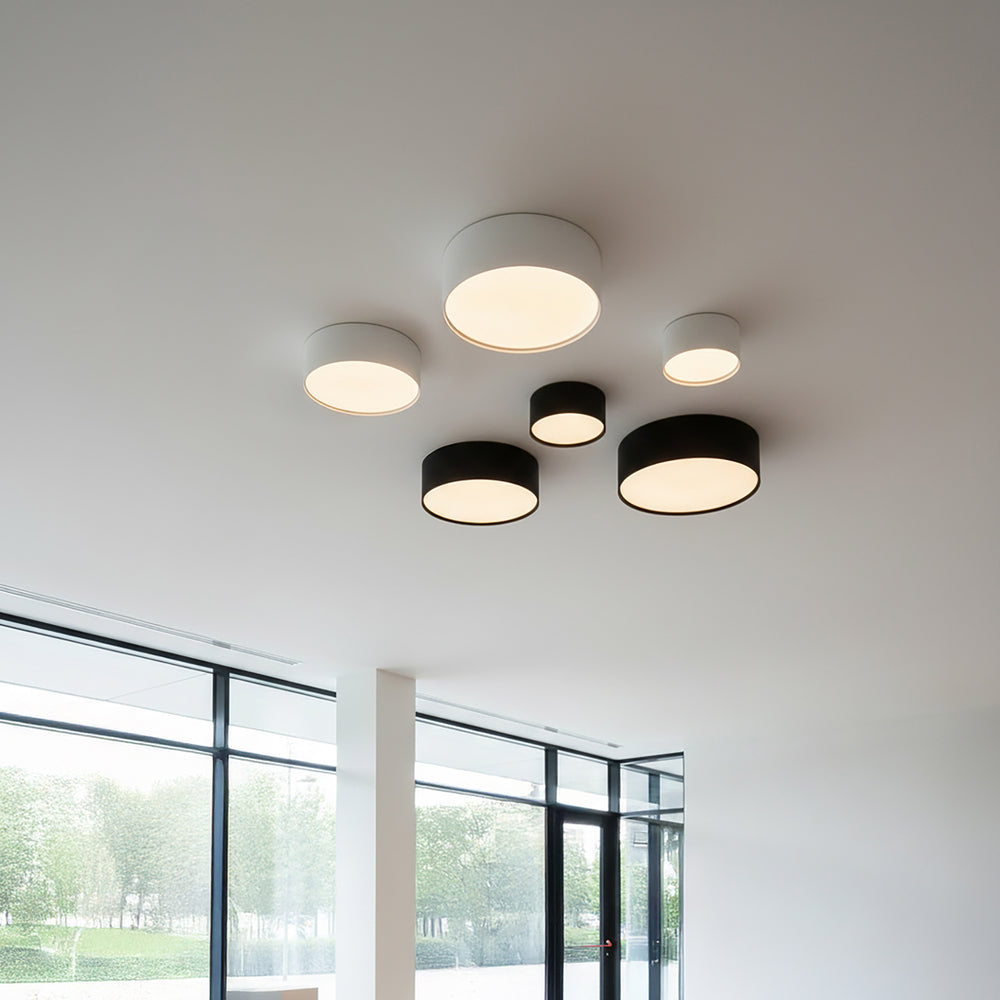 Plafoniera da soffitto piccola rotonda moderna minimalista