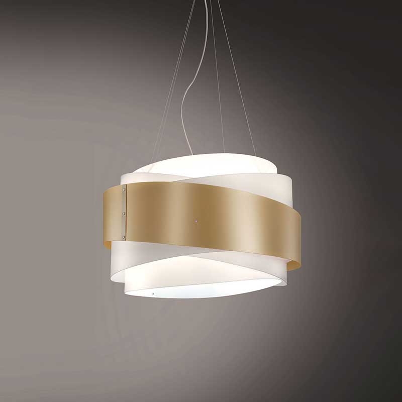 Lampadario moderno di design colorato 3 luci E27