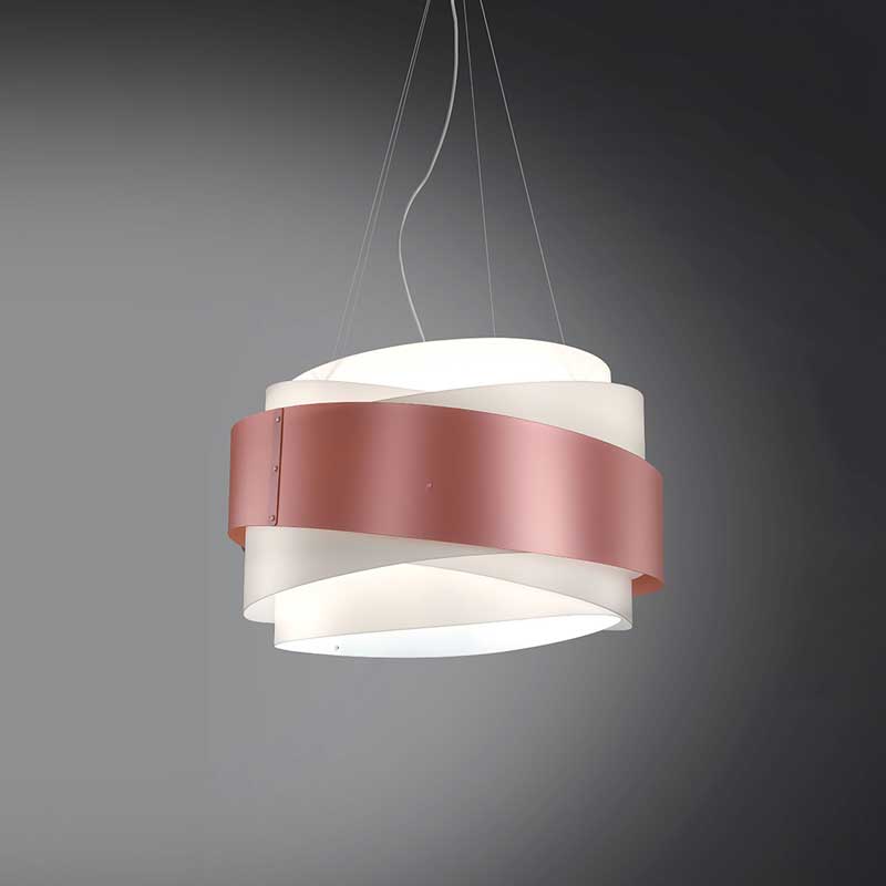 Lampadario moderno di design colorato 3 luci E27