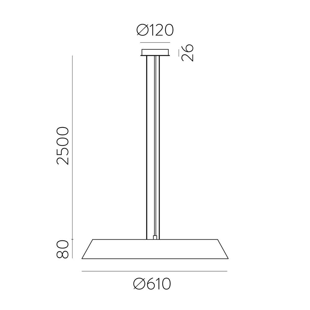 Sospensione in legno rotonda led 50w dimmerabile per cucina