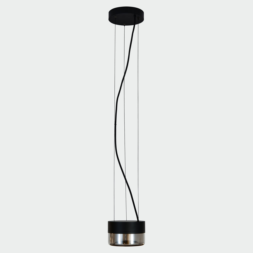 Lampada a sospensione nera design  moderna led 10W 2700K