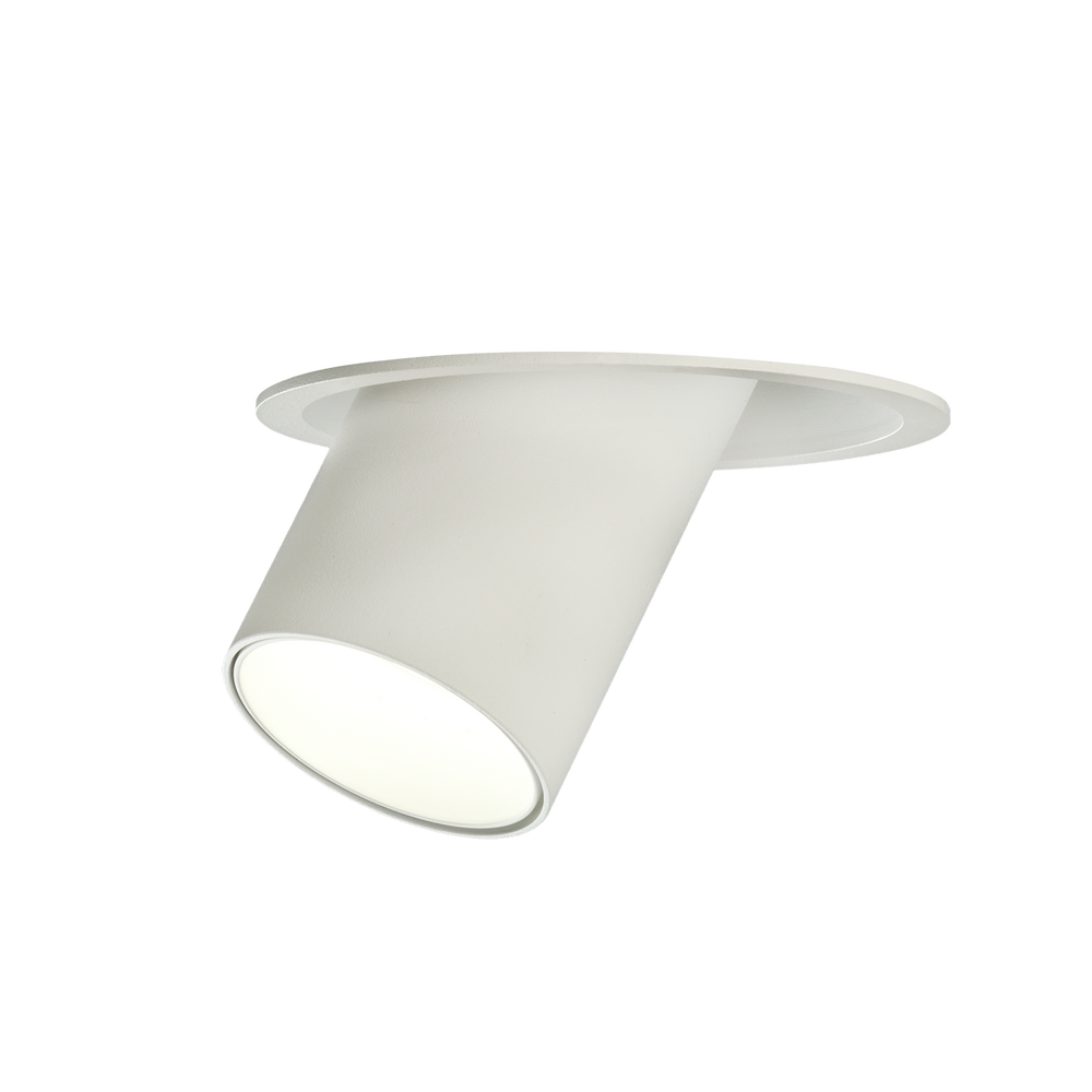 Faretto da incasso per soffitto rotondo orientabile moderno
