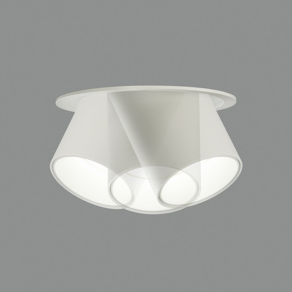 Faretto da incasso per soffitto rotondo orientabile moderno