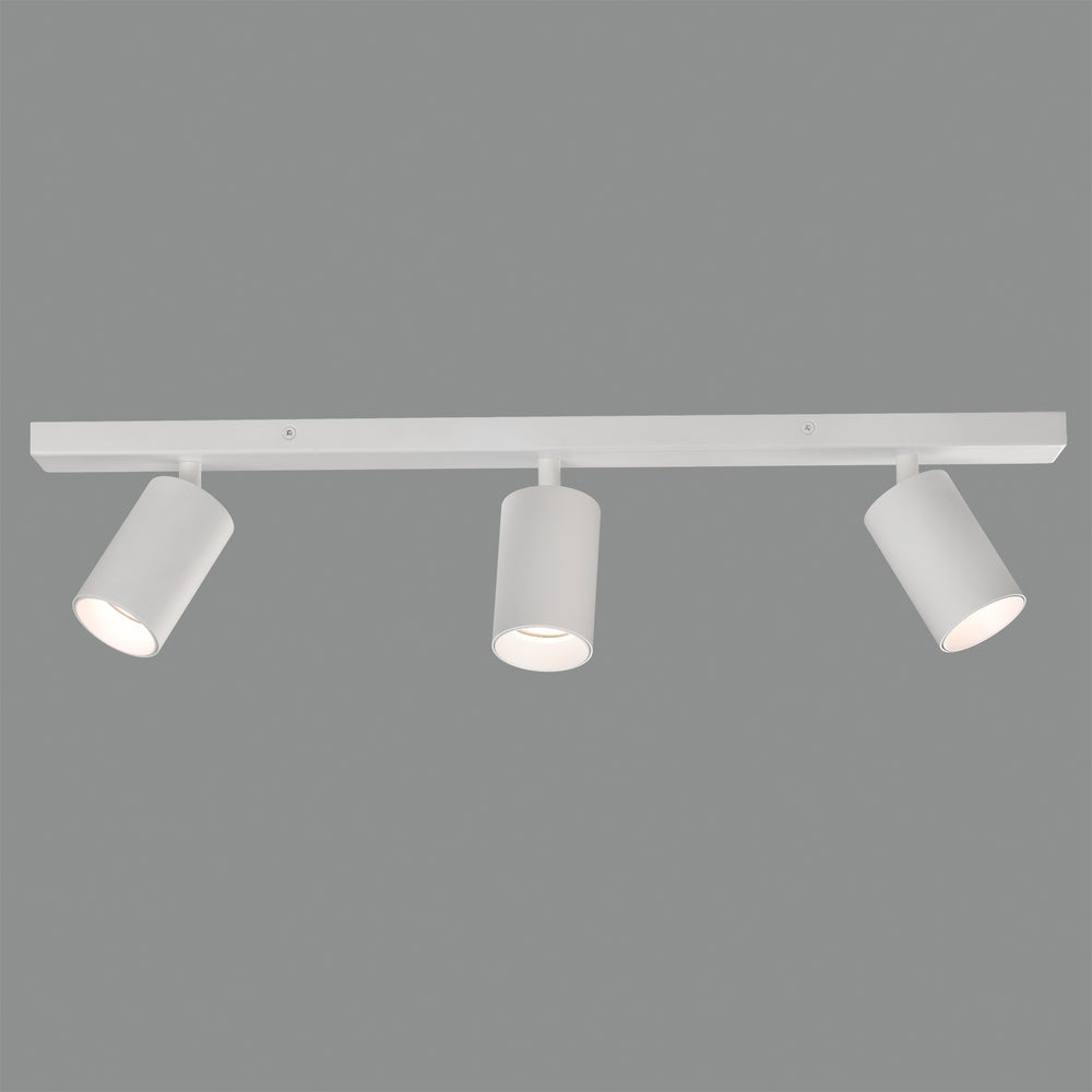 Plafoniera moderna da soffitto con 3 spot orientabili