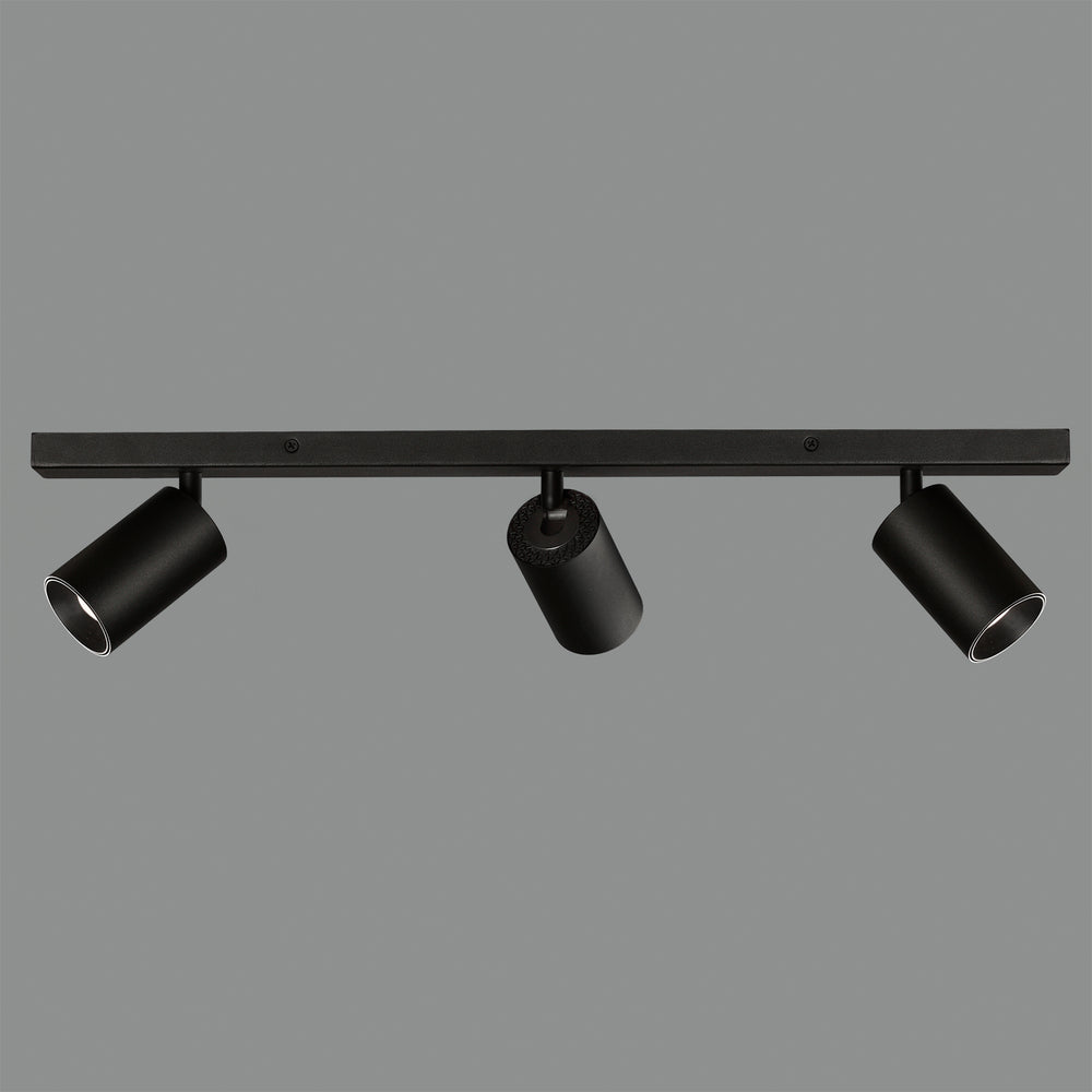 Plafoniera moderna da soffitto con 3 spot orientabili