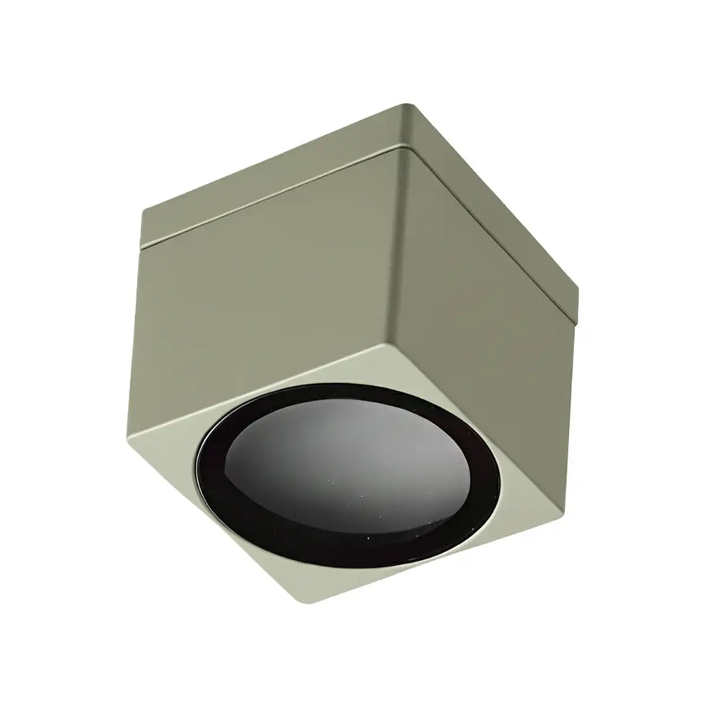 Quadratischer Außen-Deckenstrahler aus Aluminium IP65 