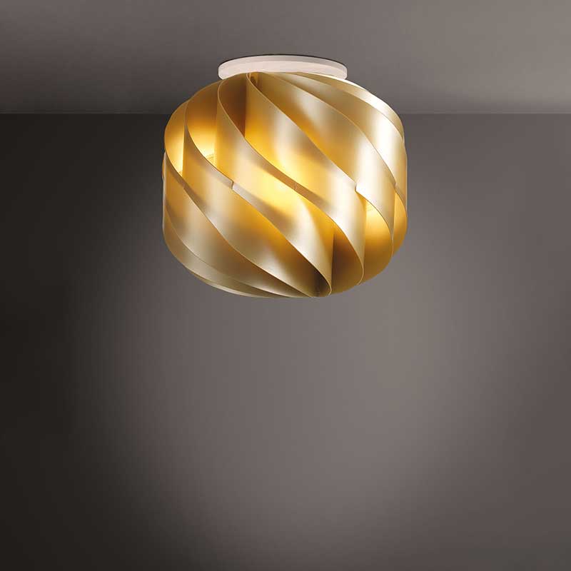 Plafoniera moderna in polilux in vari colori lampada a soffitto