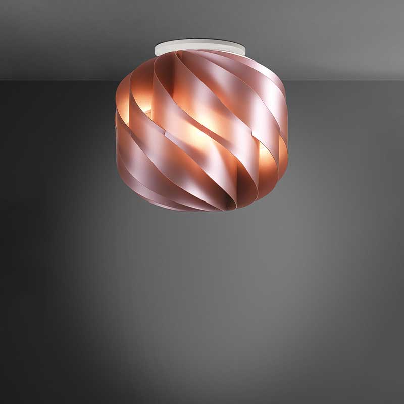 Plafoniera moderna in polilux in vari colori lampada a soffitto