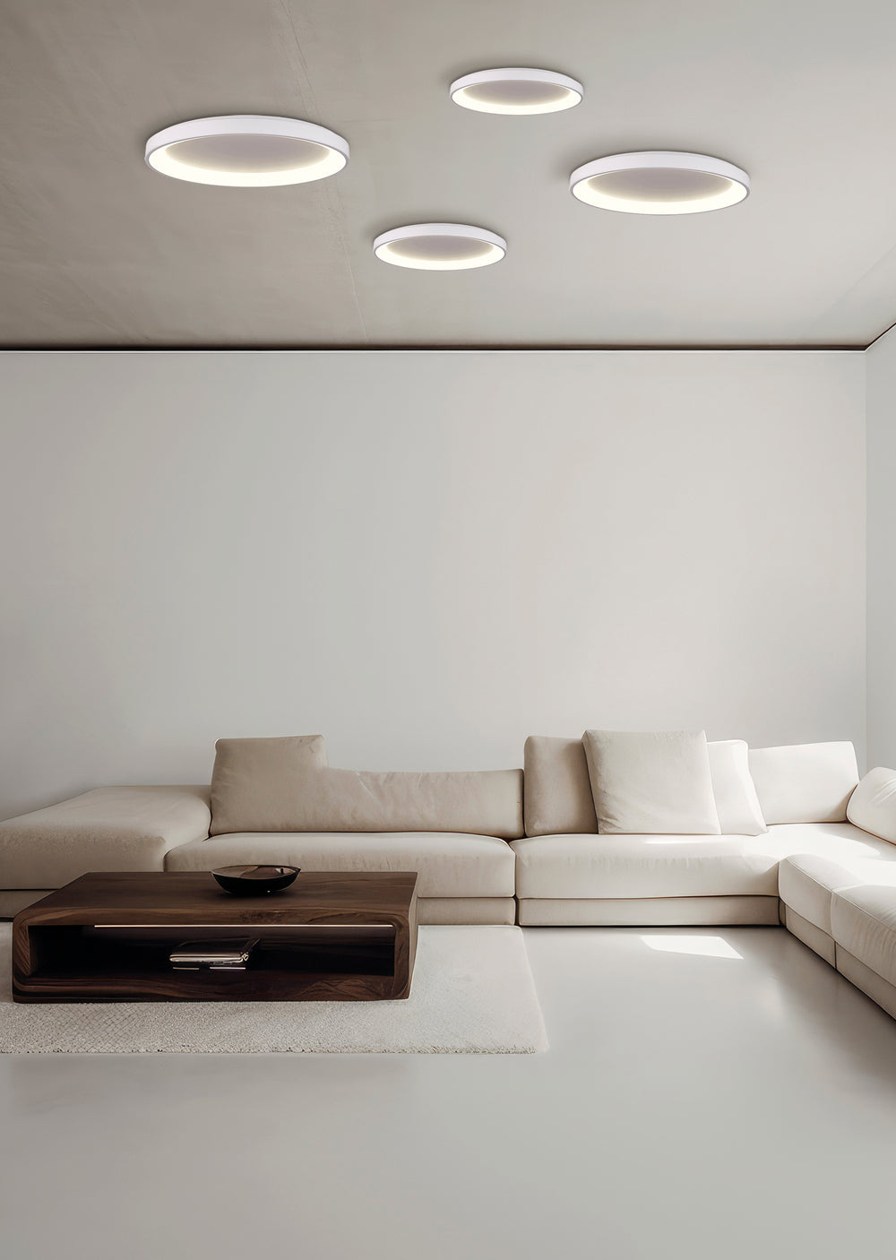Plafoniera moderna led rotonda da soffitto