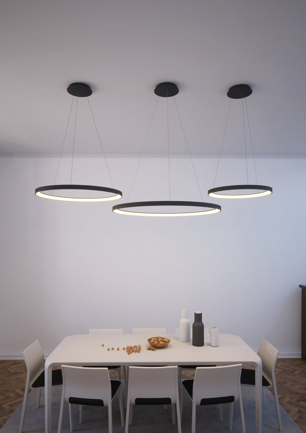 Sospensione moderna per soggiorno led