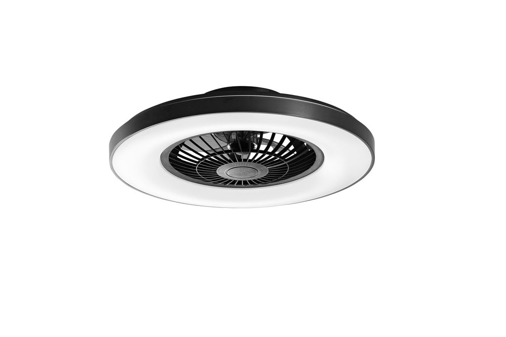 Ventilatore da soffitto a plafoniera pale trasparenti 6 velocità con telecomando