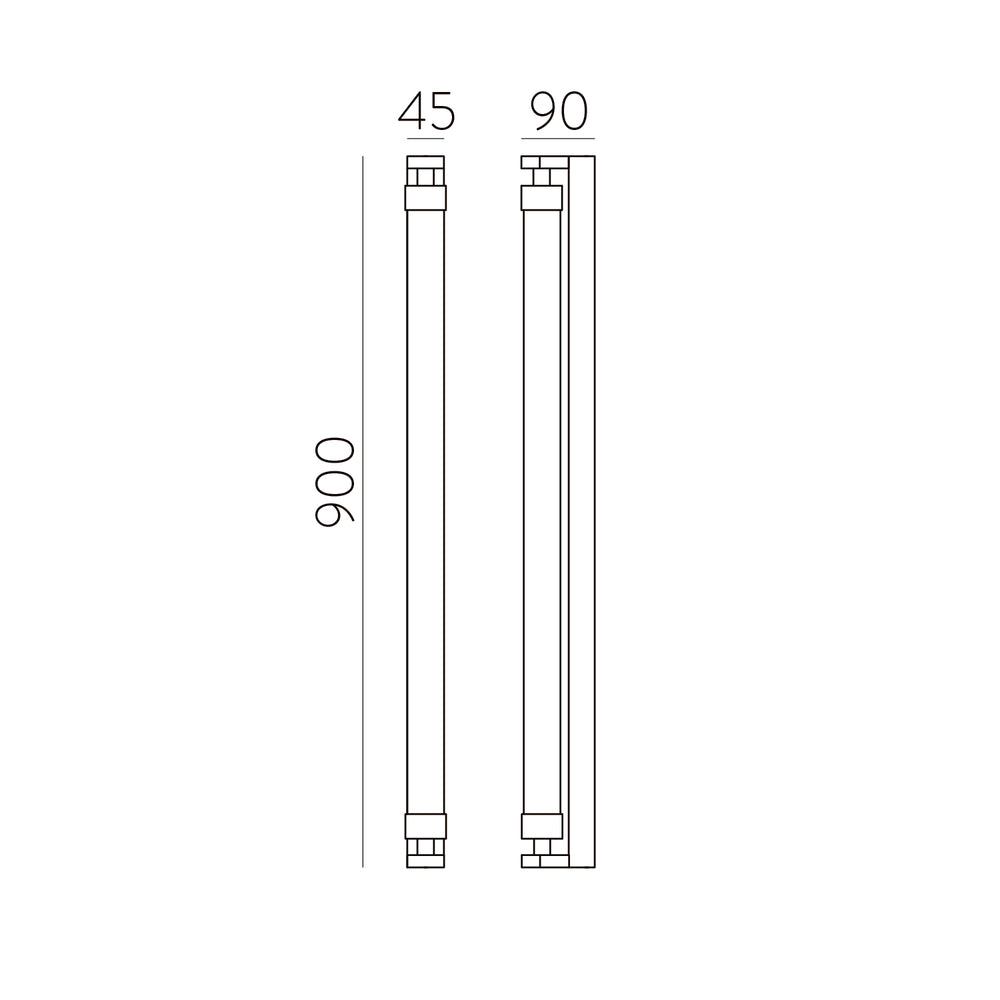 Applique da parete led dimmerabile bianca