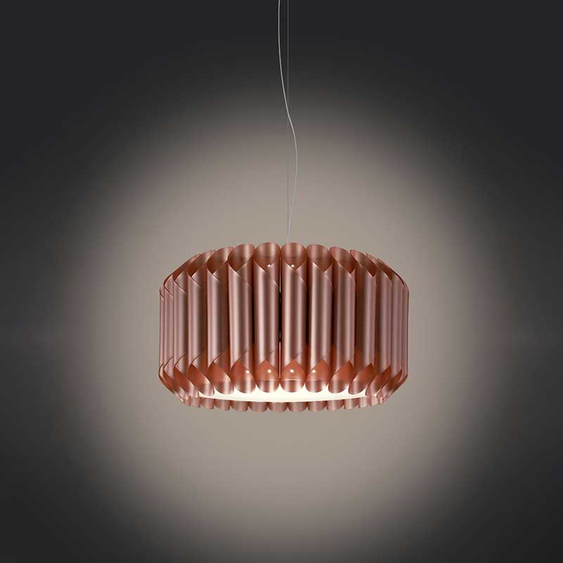 Lampadario moderno di design in vari colori 50cm