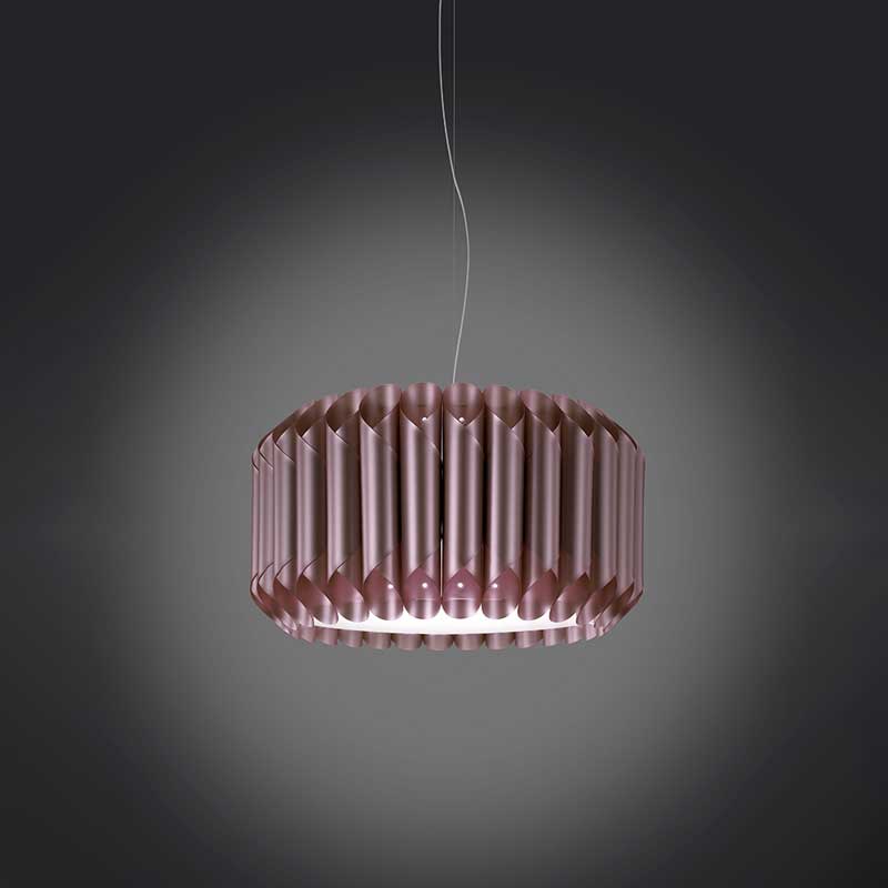 Lampadario moderno di design in vari colori 50cm