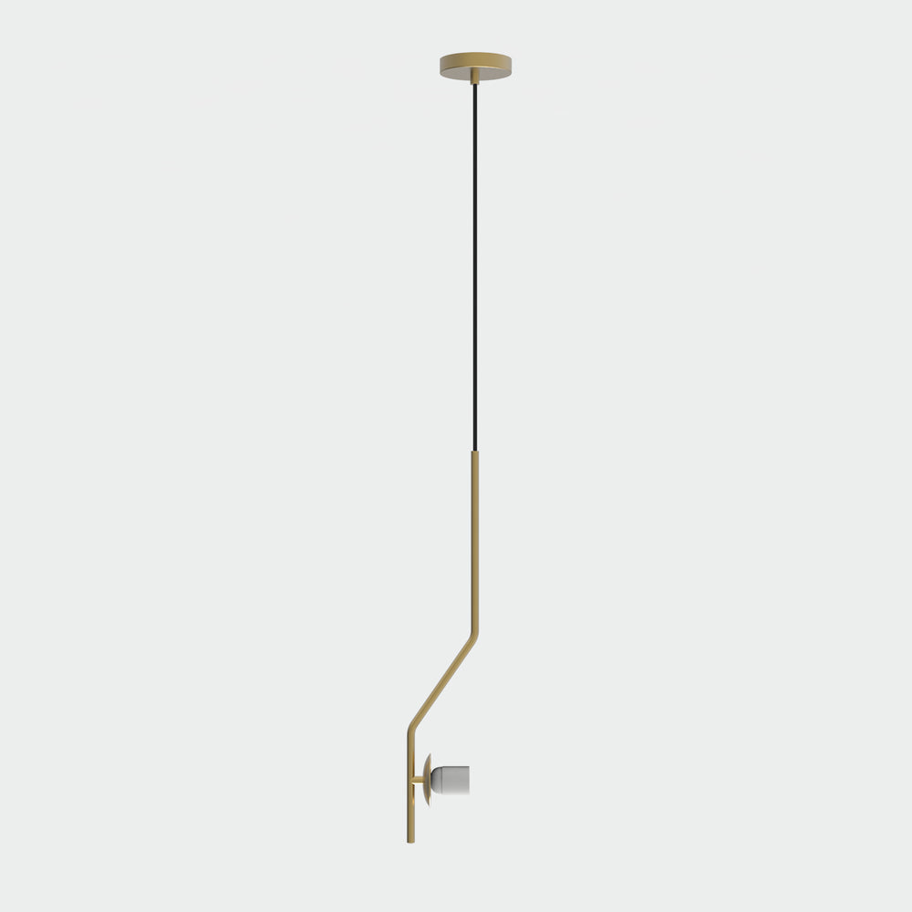 Lampada a sospensione oro o nera con diffusore a sfera di vetro