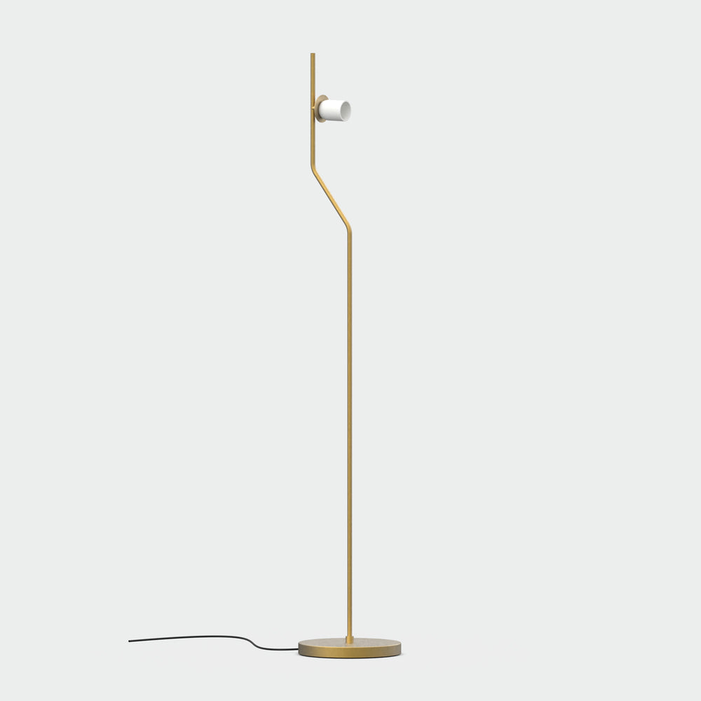 Piantana da terra elegante e moderna oro o nera