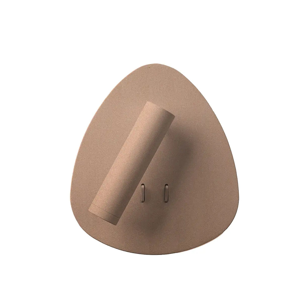 Applique led con retroilluminata con faretto orientabile led