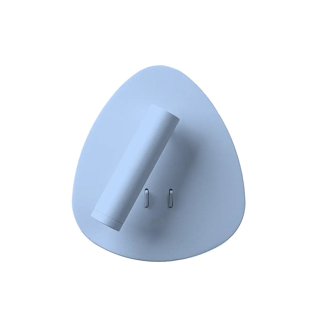Applique led con retroilluminata con faretto orientabile led
