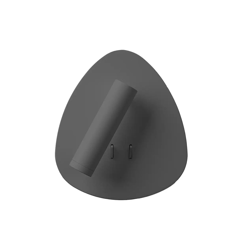 Applique led con retroilluminata con faretto orientabile led
