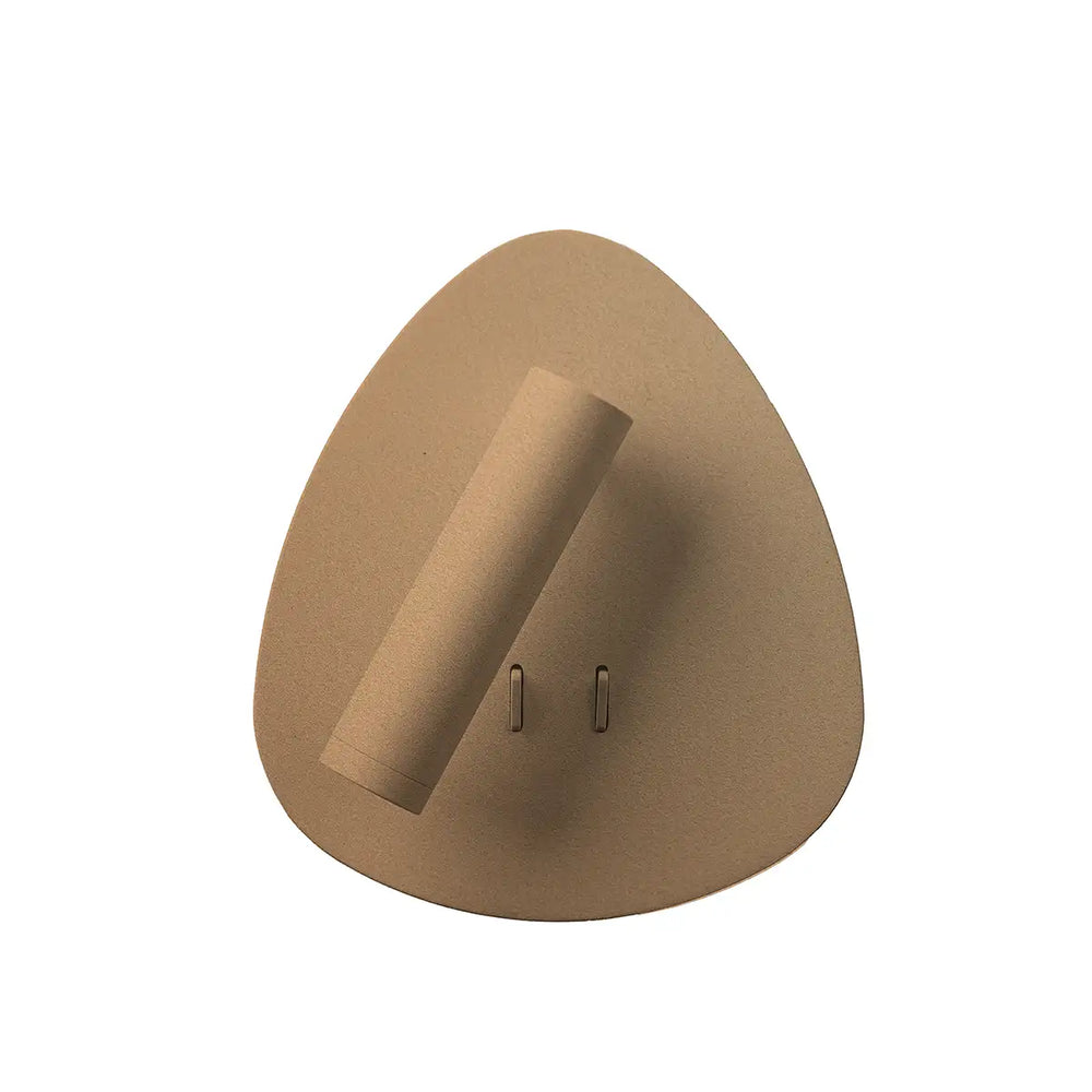 Applique led con retroilluminata con faretto orientabile led
