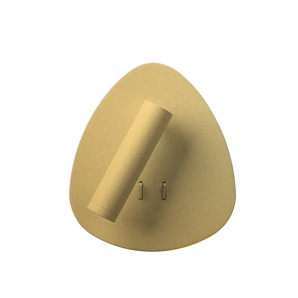 Applique led con retroilluminata con faretto orientabile led