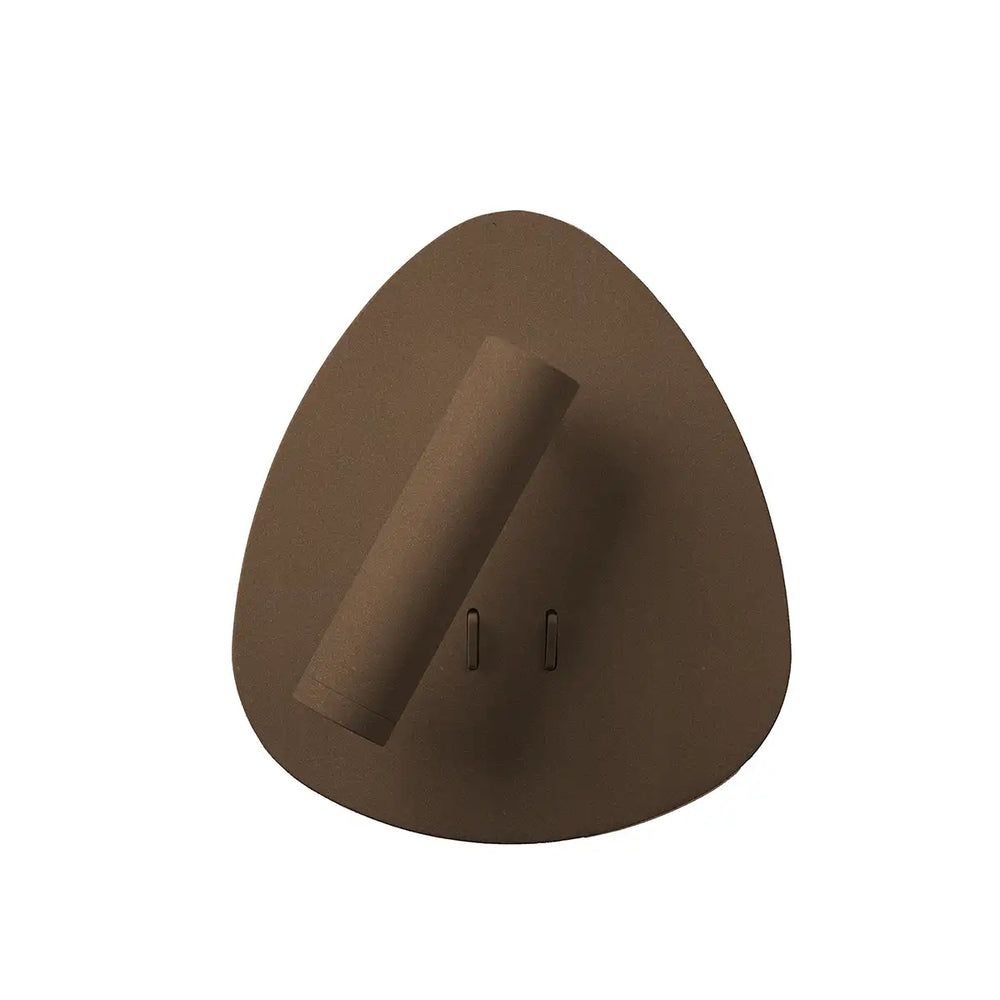 Applique led con retroilluminata con faretto orientabile led