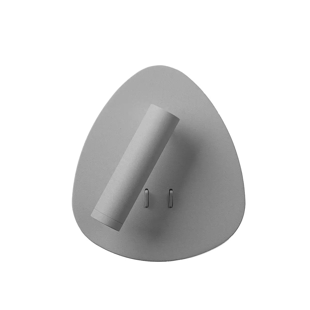 Applique led con retroilluminata con faretto orientabile led