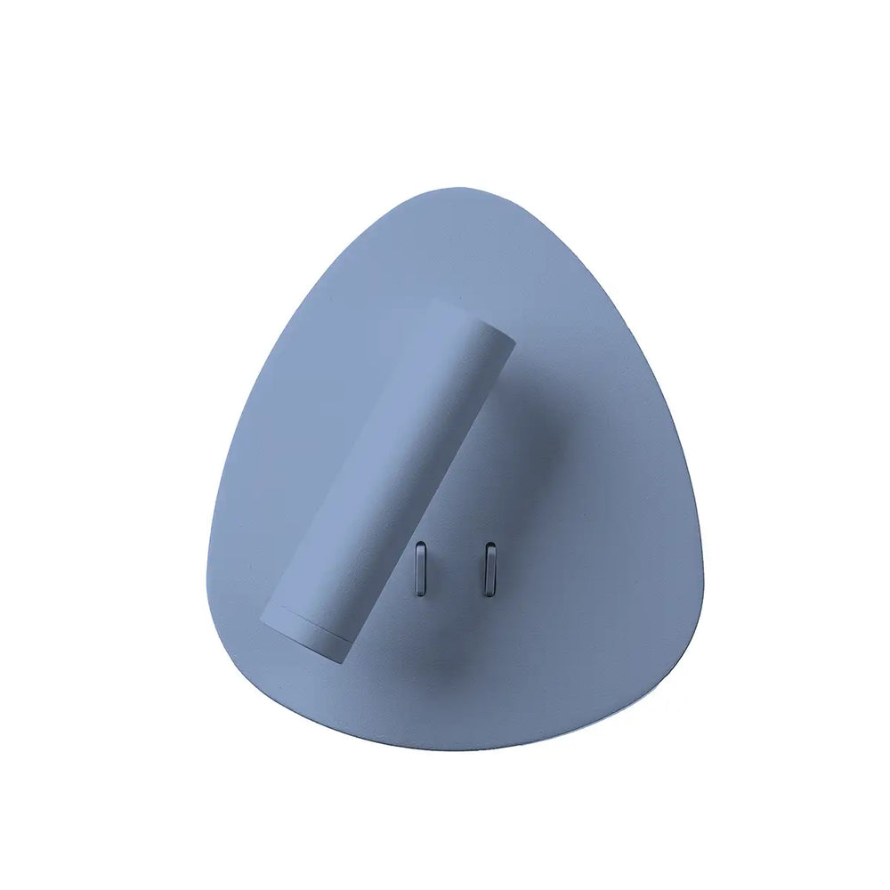 Applique led con retroilluminata con faretto orientabile led