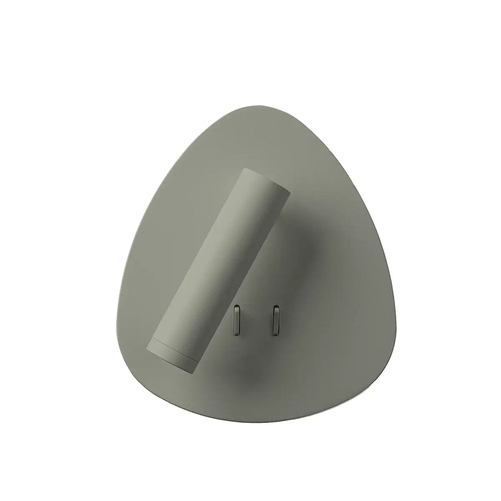 Applique led con retroilluminata con faretto orientabile led