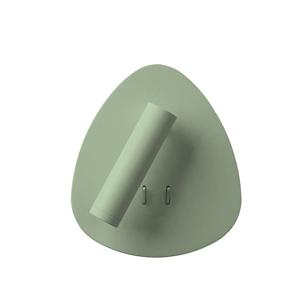 Applique led con retroilluminata con faretto orientabile led