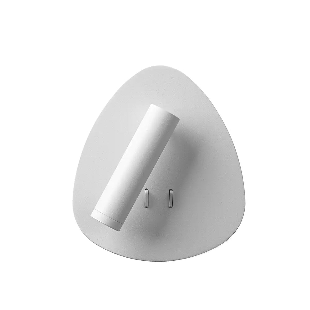 Applique led con retroilluminata con faretto orientabile led