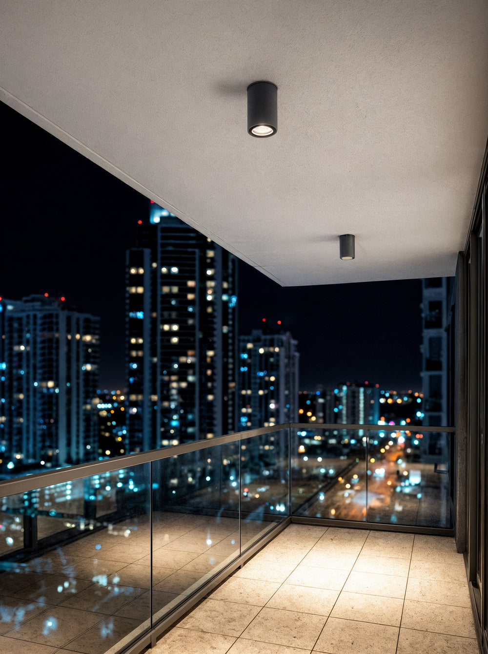 Plafoniera moderna da esterno led