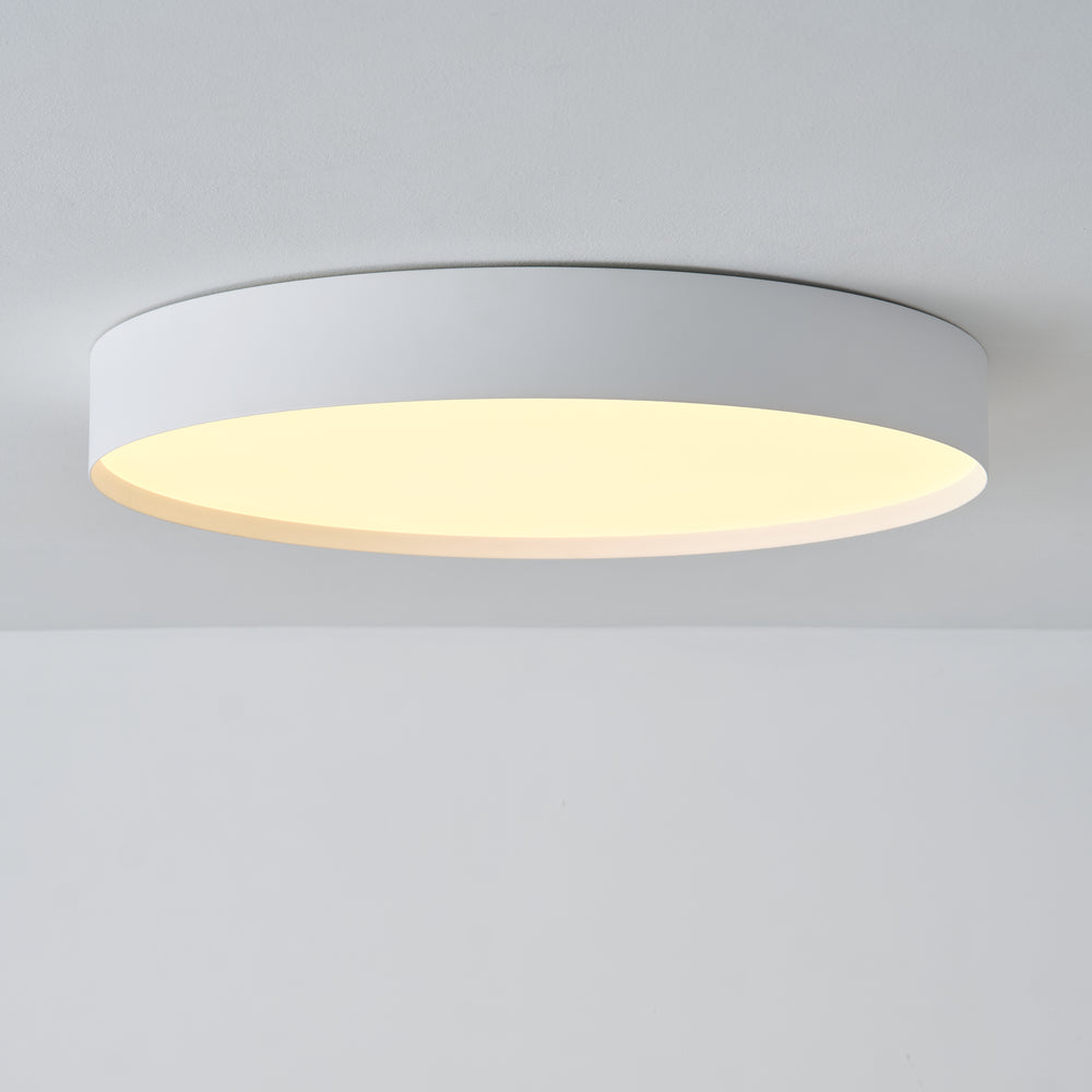 Plafoniera da soffitto rotonda minimalista led bianca moderna