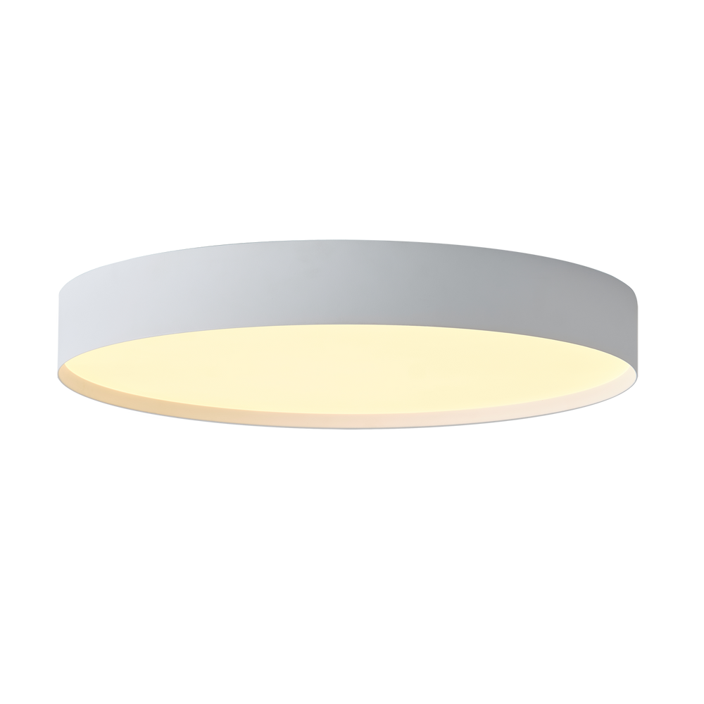Plafoniera da soffitto rotonda minimalista led bianca moderna