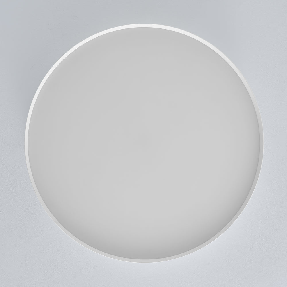 Plafoniera da soffitto rotonda minimalista led bianca moderna