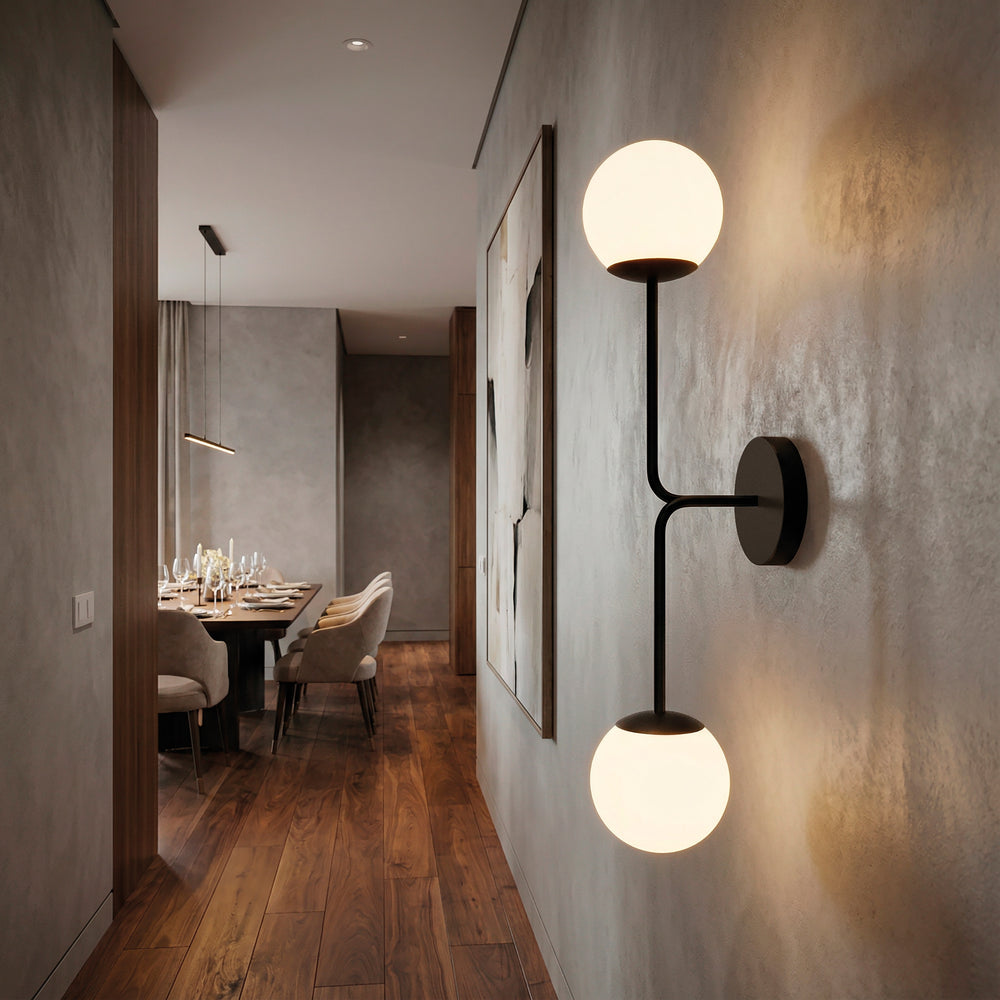 Plafoniera da soffitto moderna oro o nera 2 luci