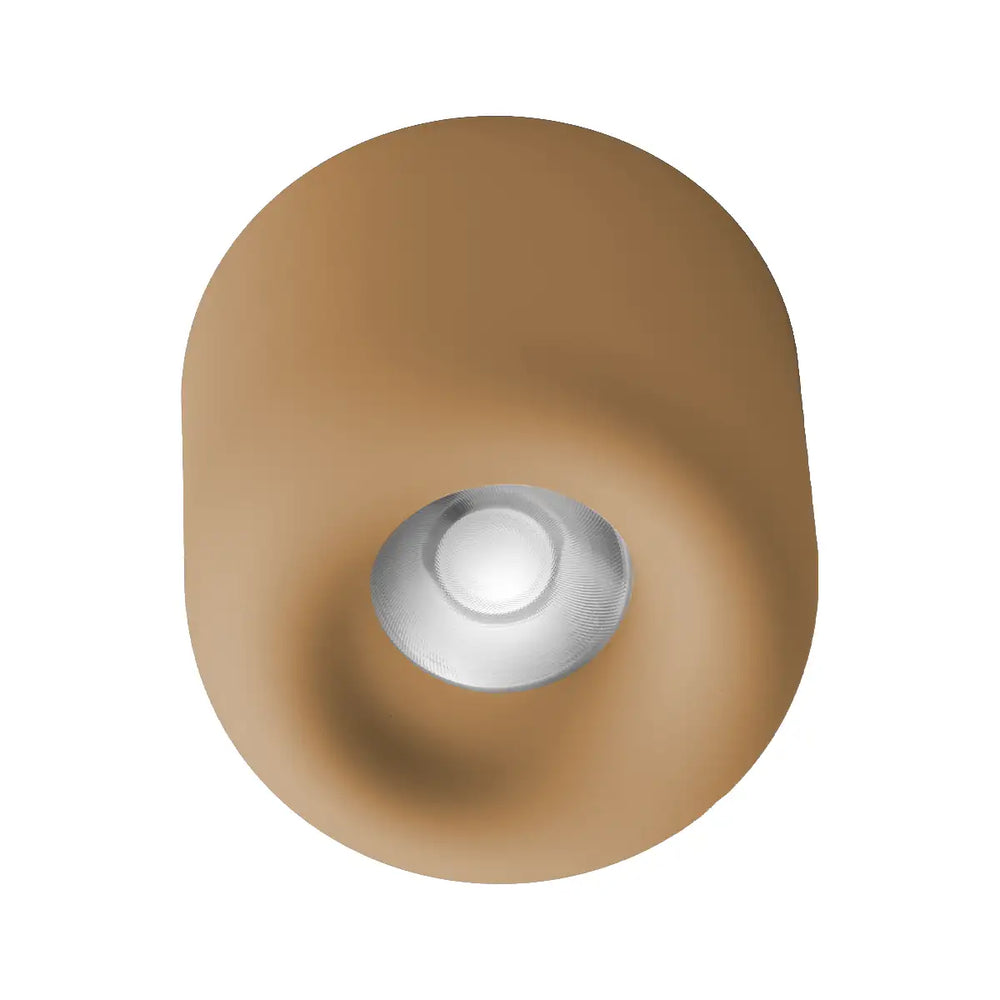 Moderner, dimmbarer LED-Deckenstrahler aus Metall 