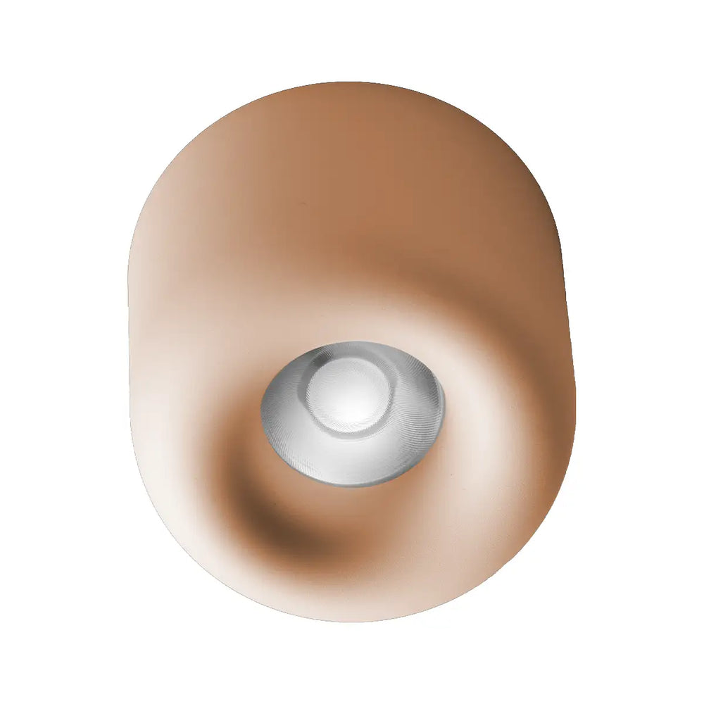 Moderner, dimmbarer LED-Deckenstrahler aus Metall 