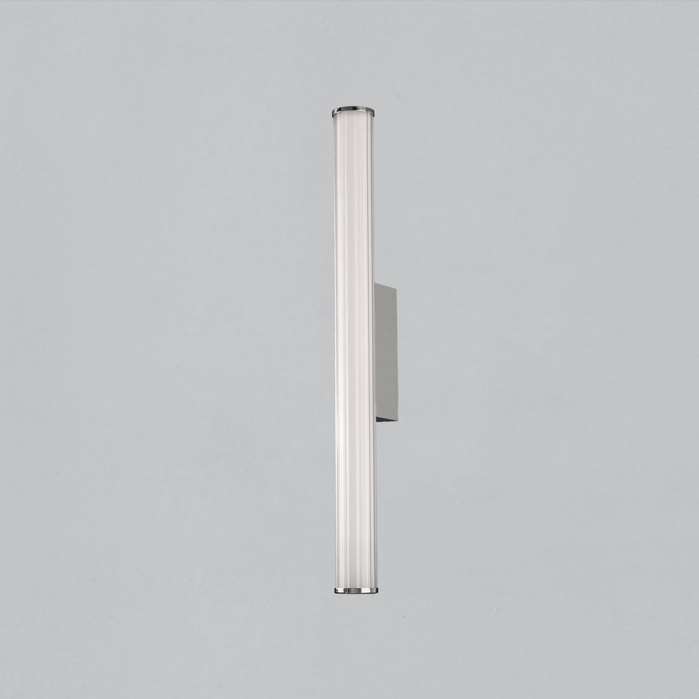 Applique tubo led dimmerabile per bagno cromo larghezza 60cm