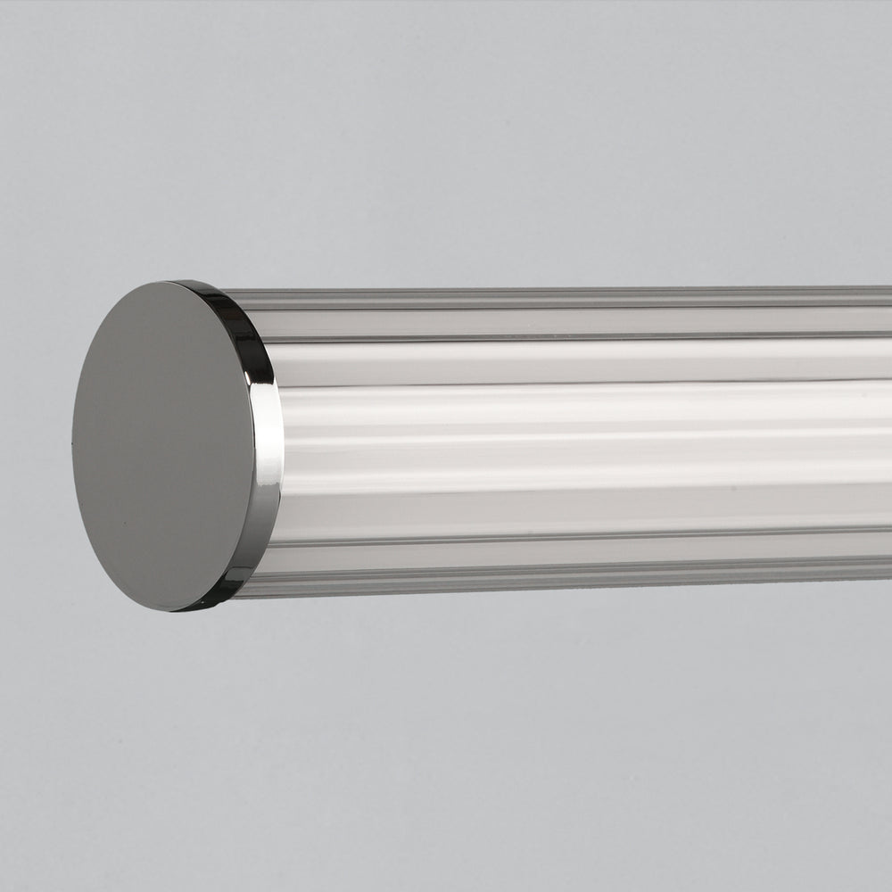 Applique tubo led dimmerabile per bagno cromo larghezza 60cm
