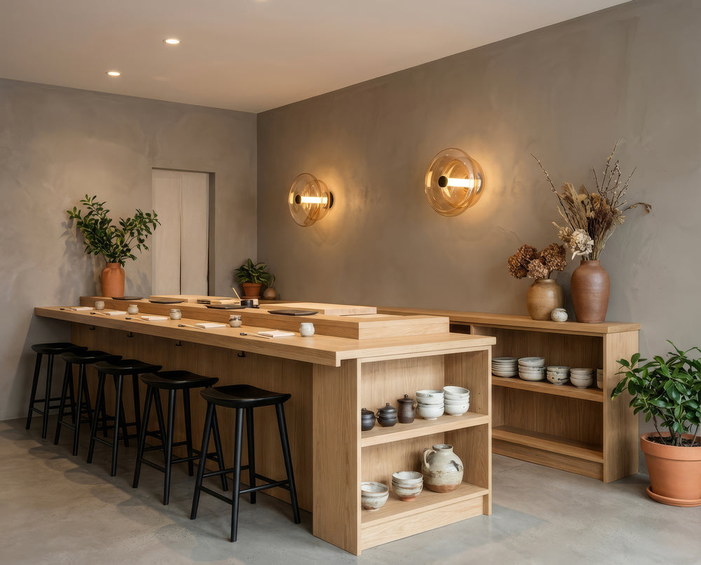 Plafoniera da soffitto moderna led con vetro ambrato o fumee