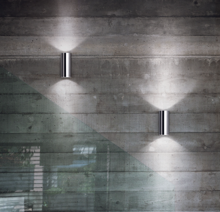 Applique in metallo moderna altezza 15cm o 30cm